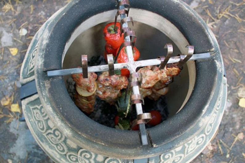 DIY tandoor - ảnh