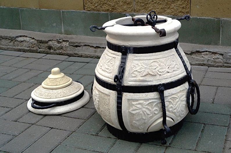 DIY tandoor - ảnh