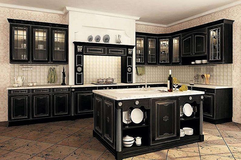 Black Kitchen Design - Wanddecoratie