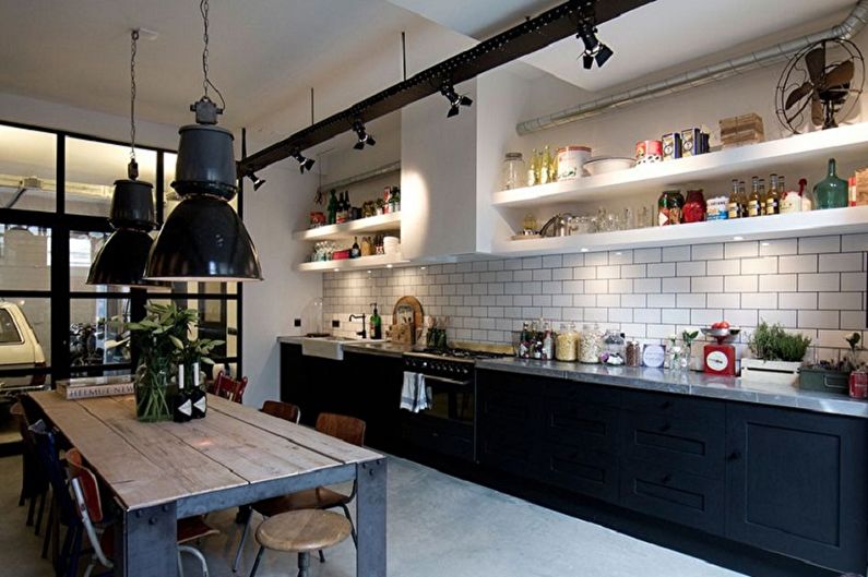 Black Kitchen Design - Verlichting