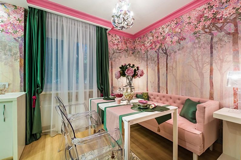 Pink Kitchen Design - Wanddecoratie