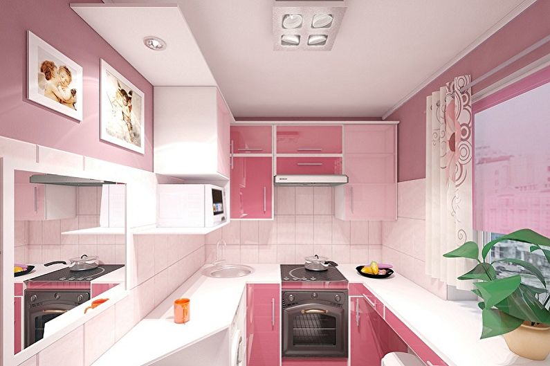 Pink Kitchen Design - Acabat del sostre