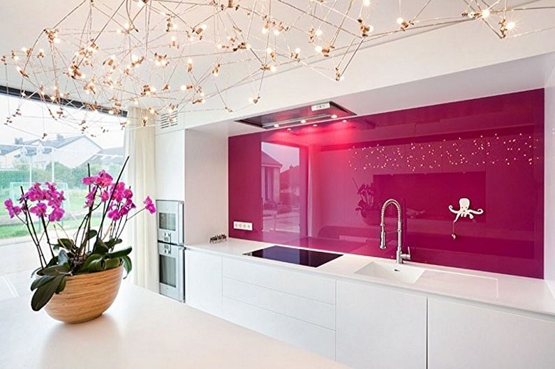 Pink Kitchen Design - Decoração e Iluminação