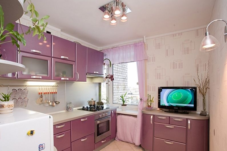 Cucina rosa - foto di interior design