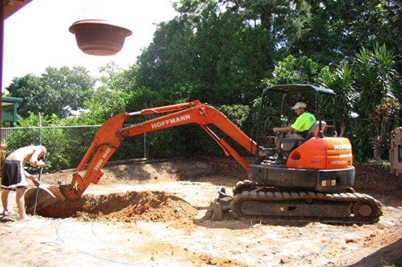 DIY concrete pool