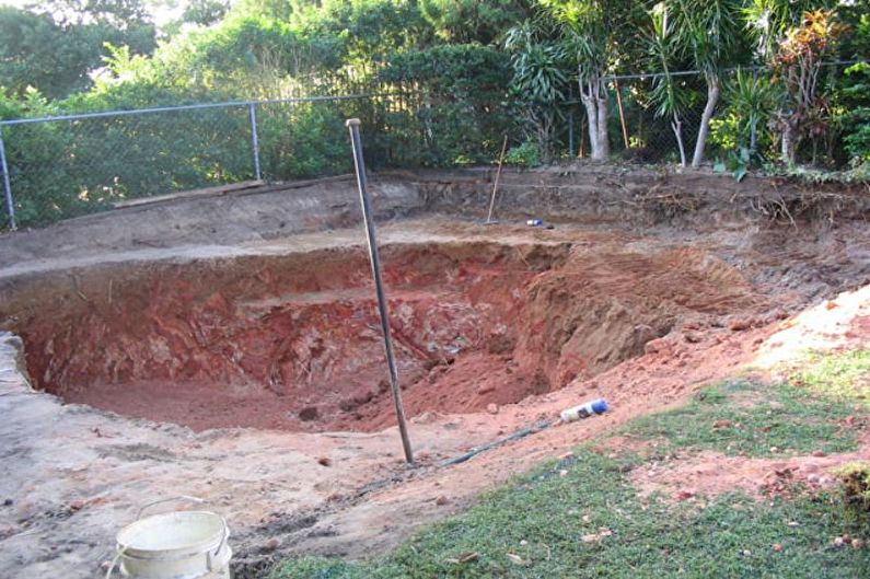 DIY concrete pool