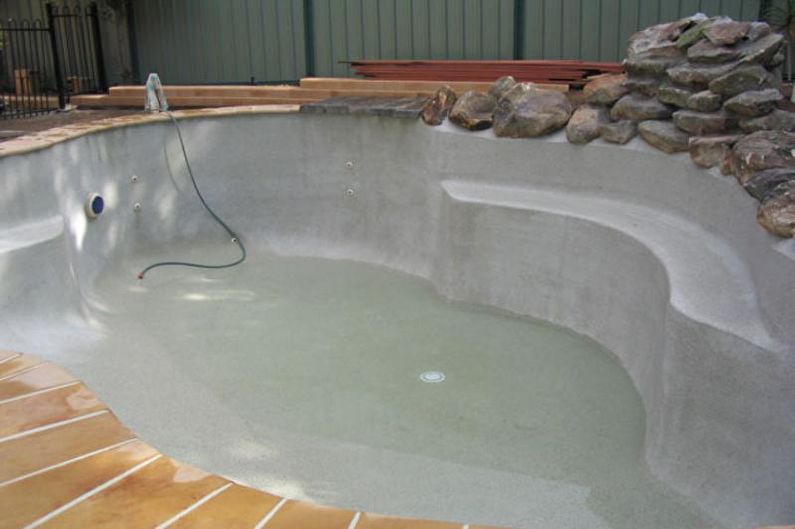 DIY concrete pool