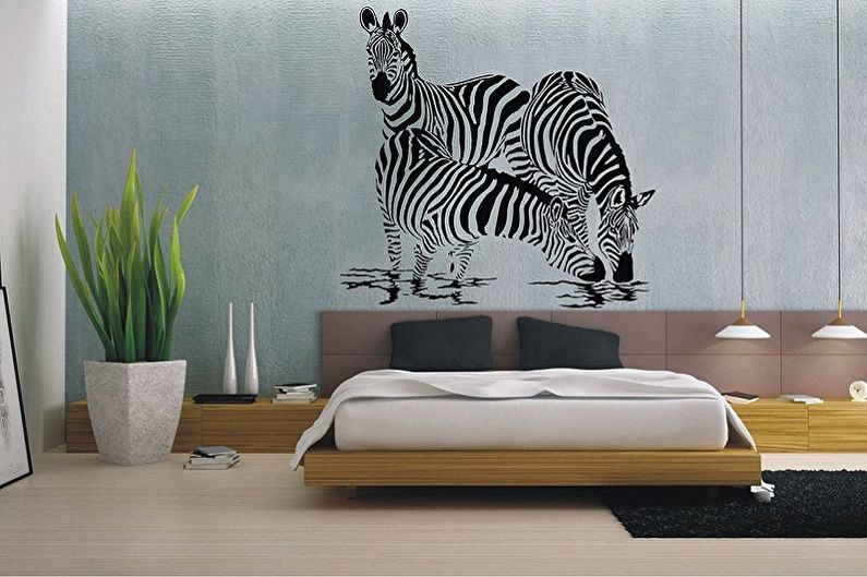 Behangstickers met fauna en flora