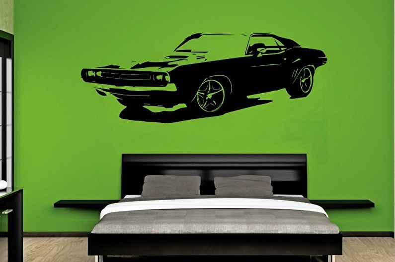 Retro wallpaper stickers