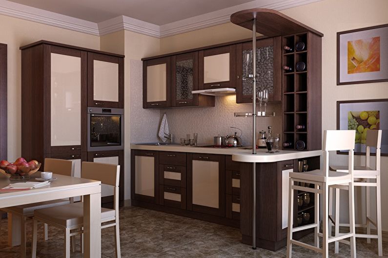 Kitchens with a breakfast bar - Description and types