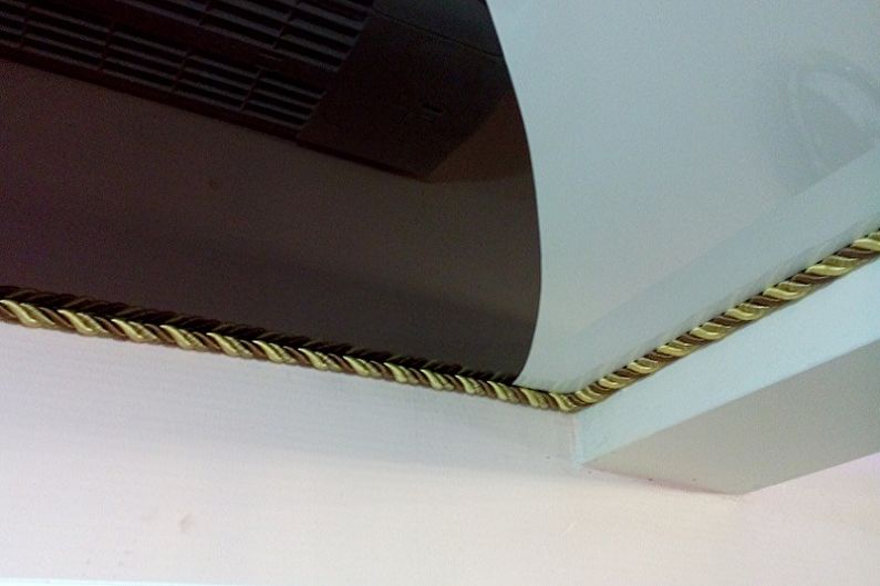 Types of skirting boards for suspended ceilings - Decorative cord