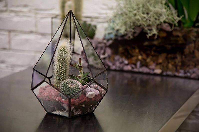 DIY florarium - foto idejas