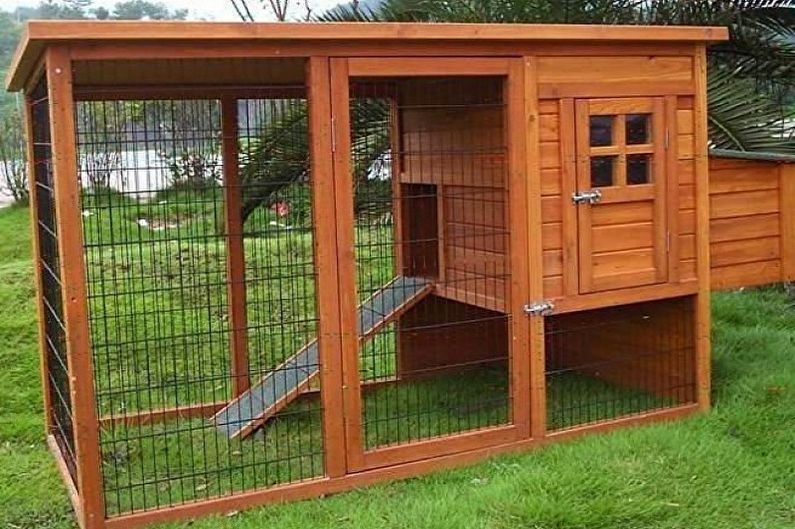 Types of DIY Chicken Coops - Walking Combined Chicken Coops