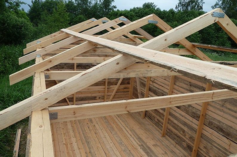 DIY Coop - Roof in the Coop