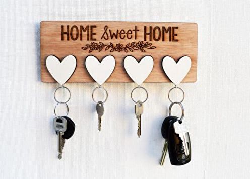 Wall key holder for an entrance hall: 70 photo ideas