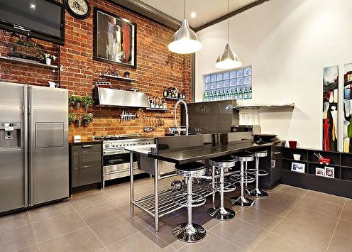 Keuken met bar (70 foto's): ontwerpideeën