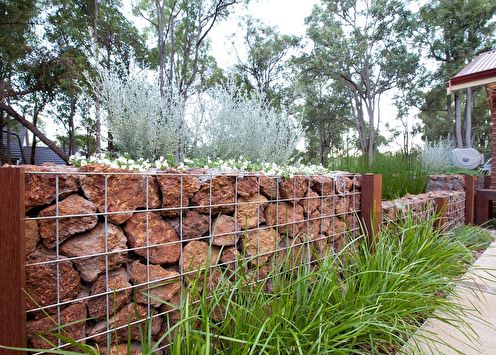 Gabions DIY (70 תמונות): רעיונות יפים