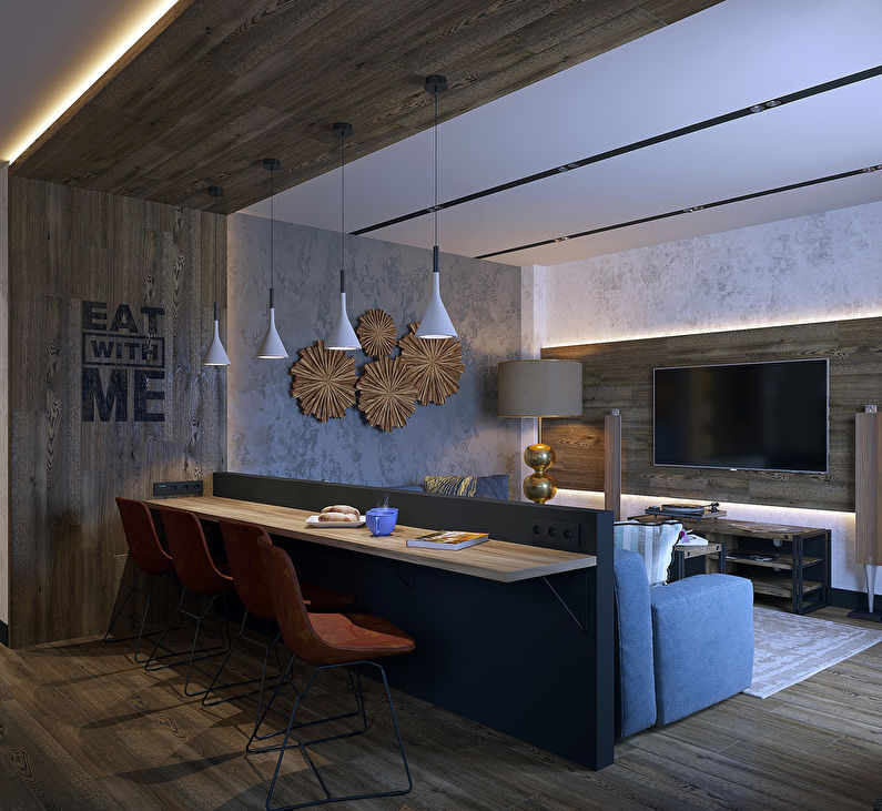 Design Project of Apartments, Irkutsk - fotografie 3