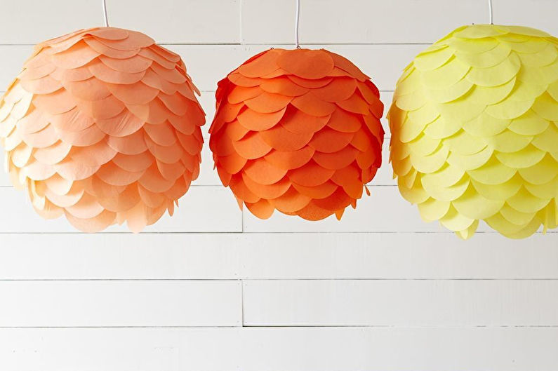 Paper Chandelier Lights - Chinese Lanterns