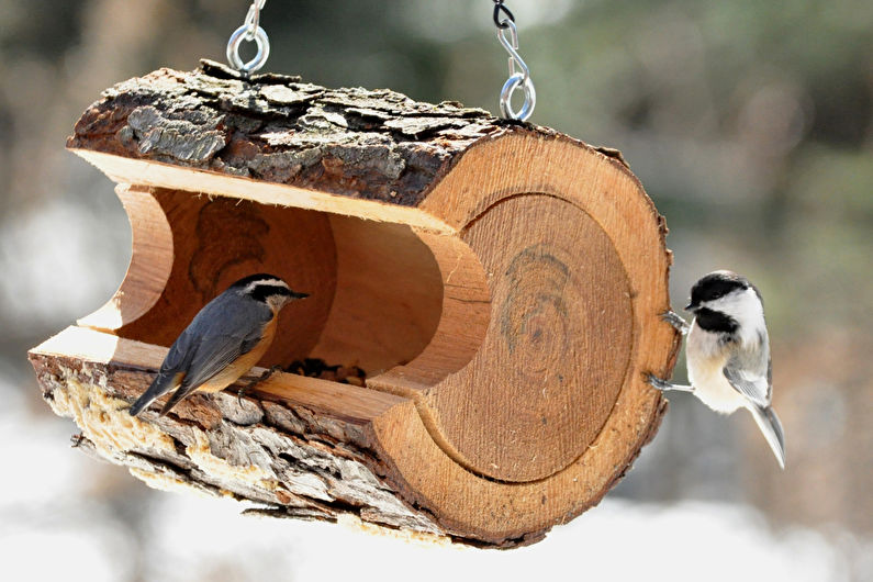 Decorações de jardim DIY - Birdhouses