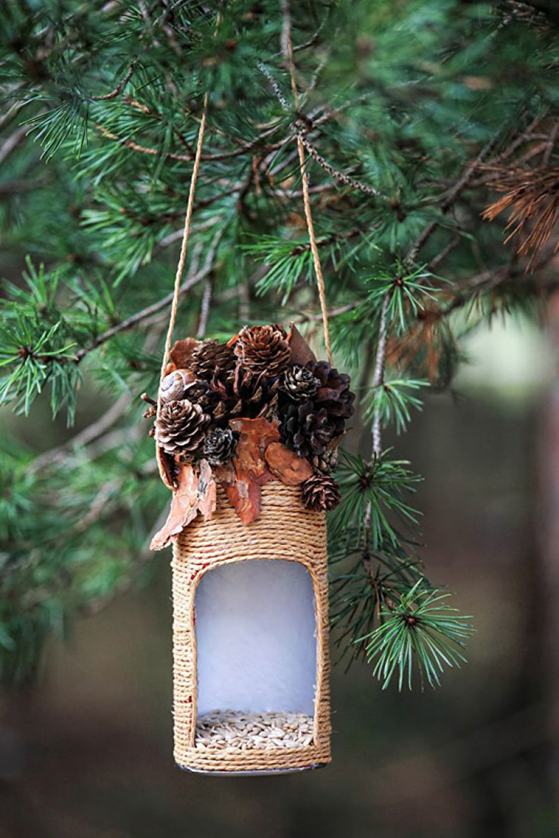 Trang trí sân vườn DIY - Birdhouses