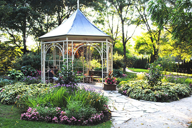 Gazebos romantic - fotografii