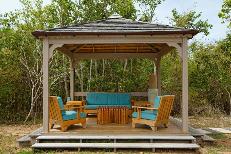 Japanese-style gazebos - photos