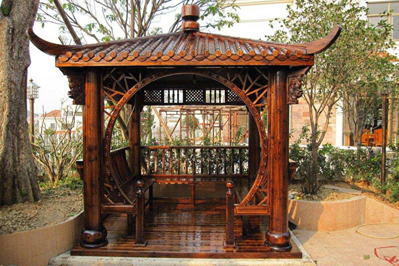 Japanese-style gazebos - photos