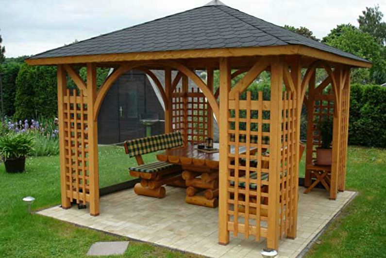 Arbor kayu - foto