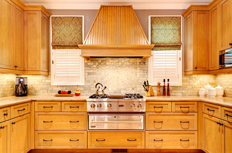 Built-in kitchens - photo, interior design