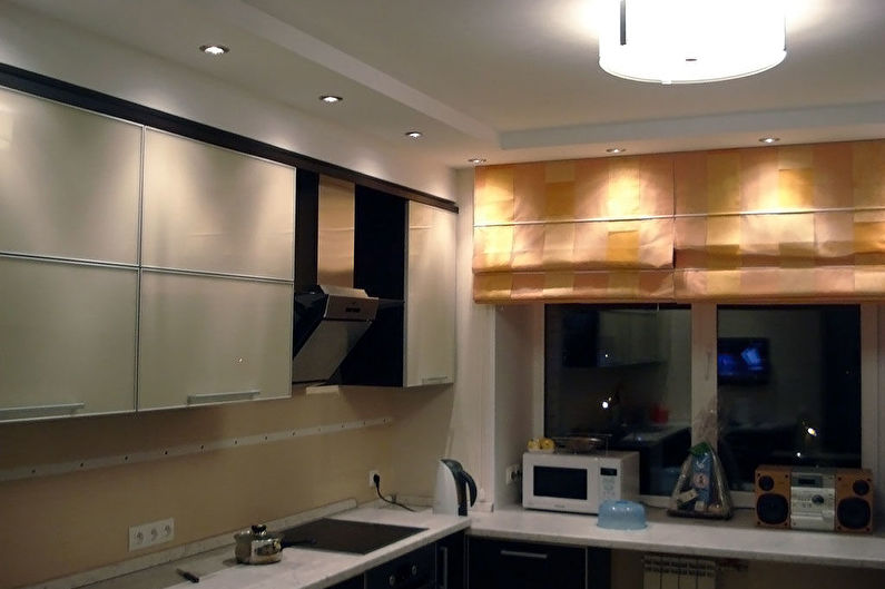 Drywall ceilings for a small kitchen