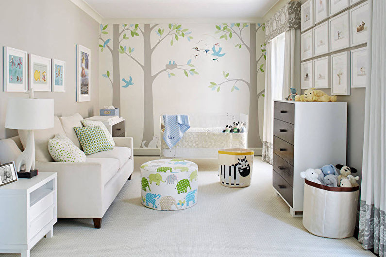 Wallpaper for kids room - photo