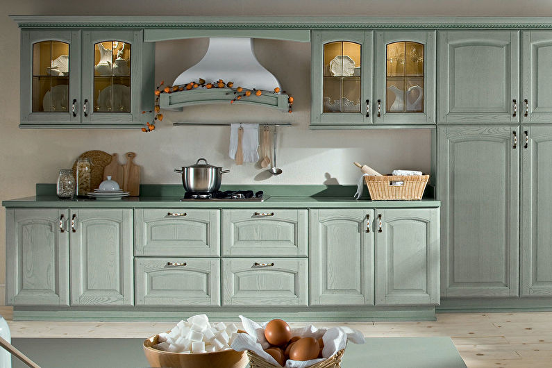 Design della cucina in stile provenzale