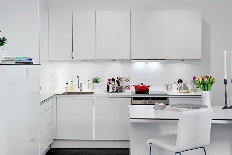 White Kitchen - ออกแบบตกแต่งภายใน