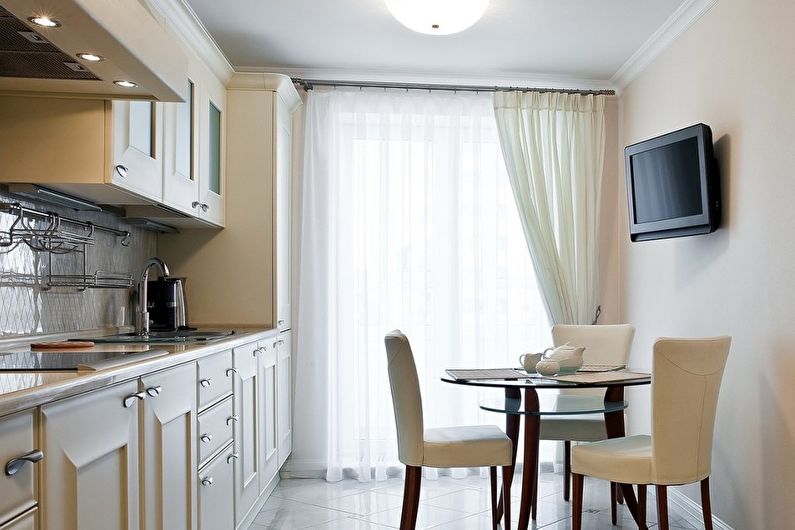 Interior design of a small kitchen