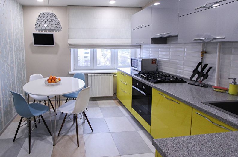 Interior design of a small kitchen