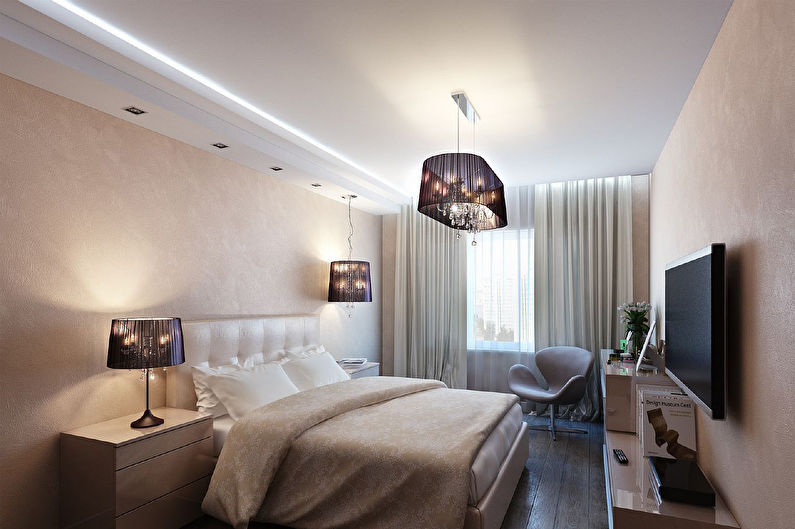 Plafond tendu pour une petite chambre