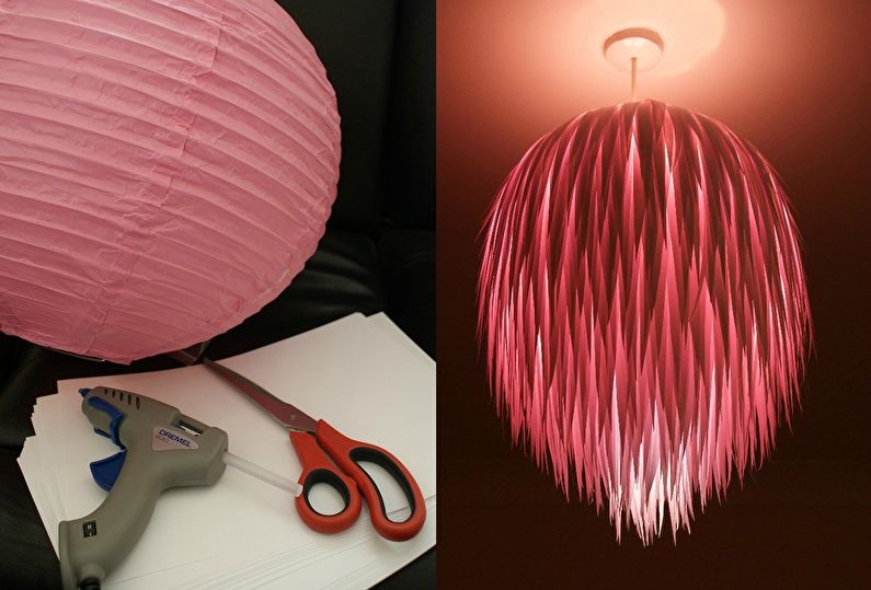 Kisame ng Do-it-yourself para sa isang chandelier: 60 mga ideya sa larawan