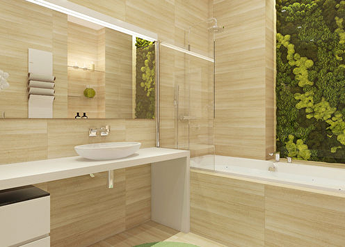 Fito-zone: Design de salle de bain