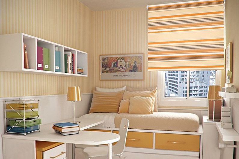 Roller blinds for a children's room - photo