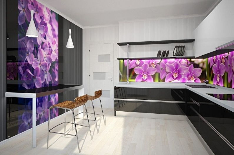 Kitchen design 15 sq.m. - Decor