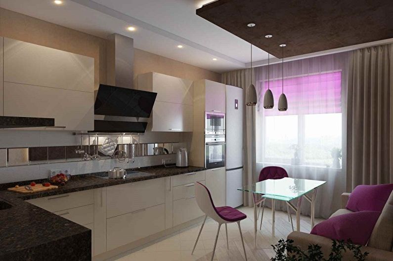 Diseño de cocina de 15 m2. - Foto