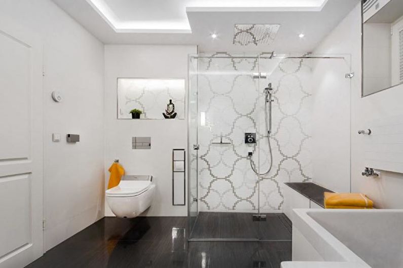 Baño con ducha - foto de diseño de interiores