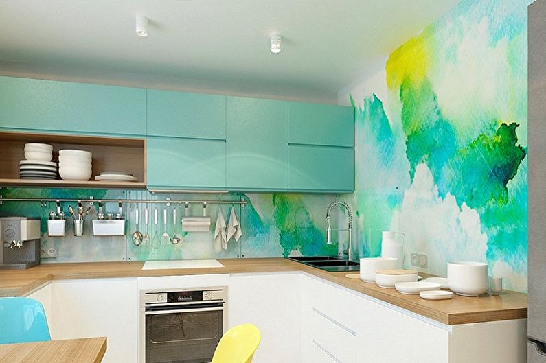 Peinture pour murs dans la cuisine