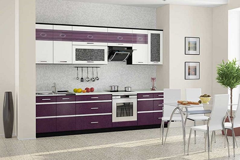 Purple Kitchen Design - Muebles