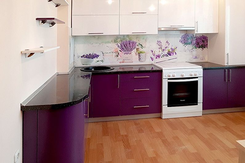 Purple Kitchen Design - Meubels