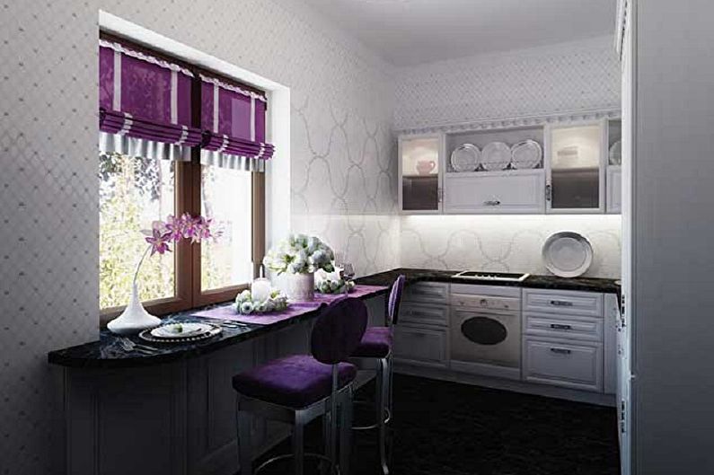 Little Purple Kitchen - Design interior