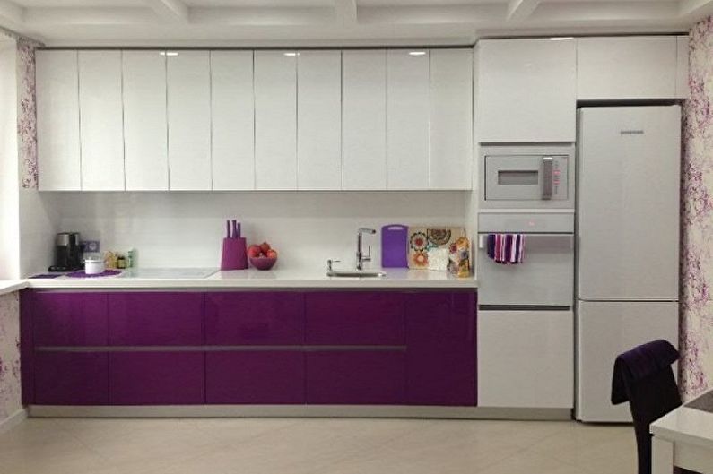 Little Purple Kitchen - Diseño de interiores