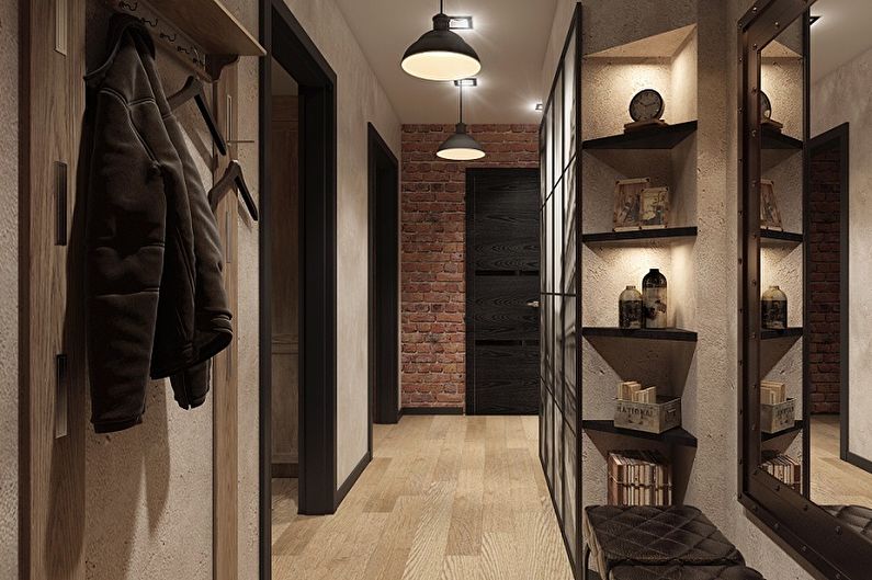 Loft Style Corridor - Diseño de interiores