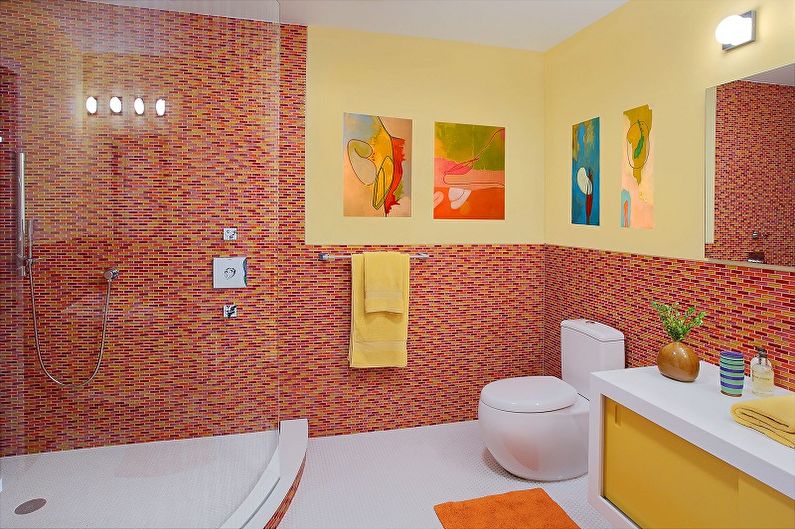 Carrelage pour la salle de bain - photo